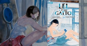 Lei e il suo gatto